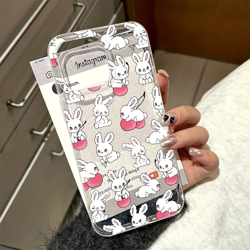 Case Rabbit Print Phone FashionChic