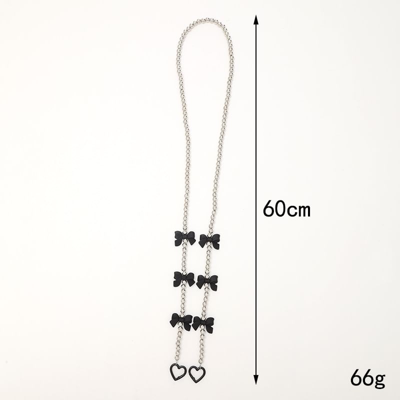 Bead Bow Lanyard Phone FashionChic