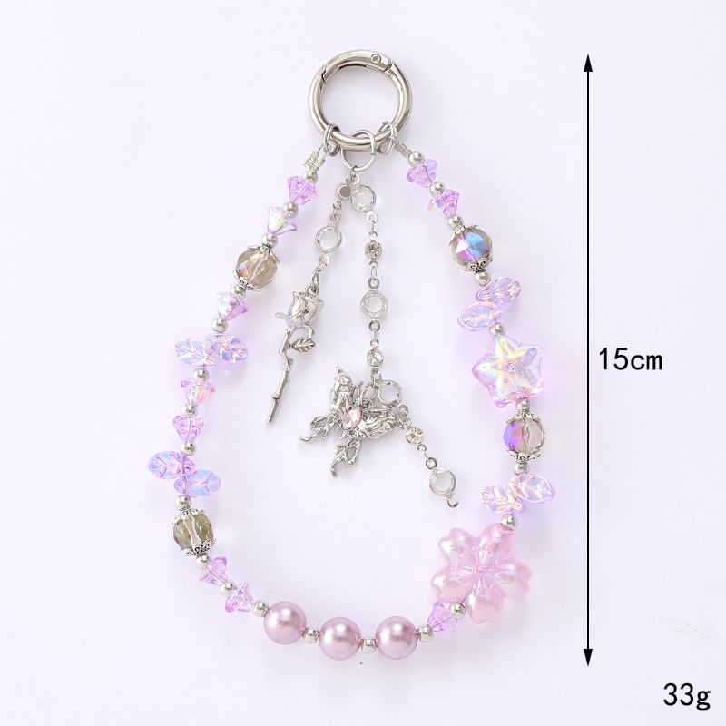(Various Crystal Strap Designs) Star Faux Butterfly Phone FashionChic
