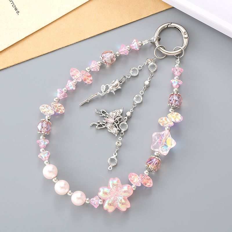 (Various Crystal Strap Designs) Star Faux Butterfly Phone FashionChic