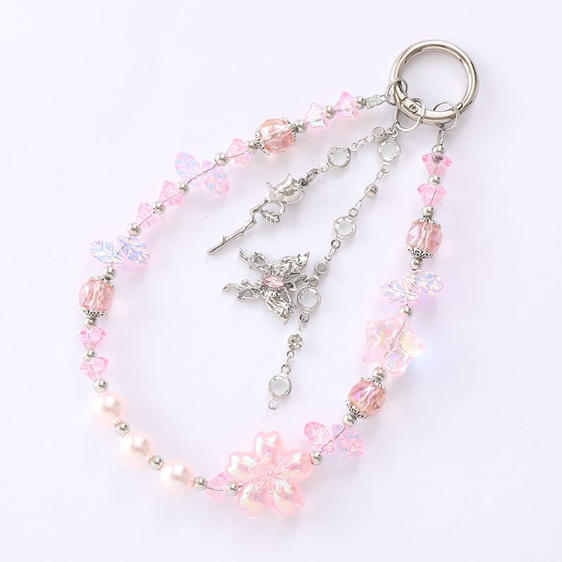 (Various Crystal Strap Designs) Star Faux Butterfly Phone FashionChic