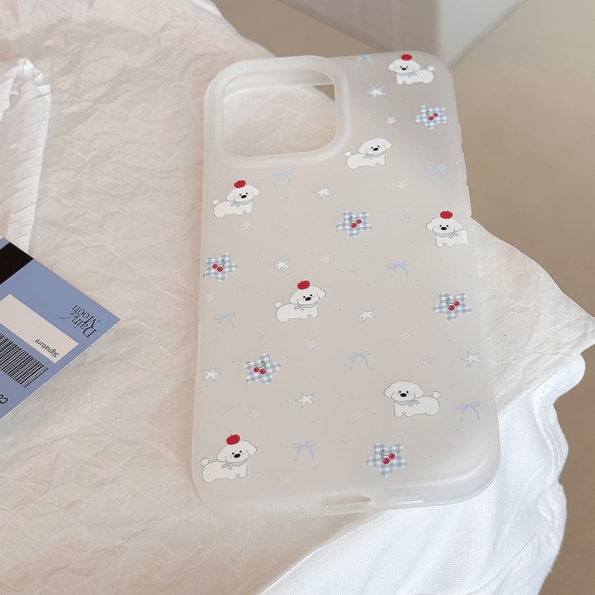 Dog Cartoon Print Phone Case FashionChic