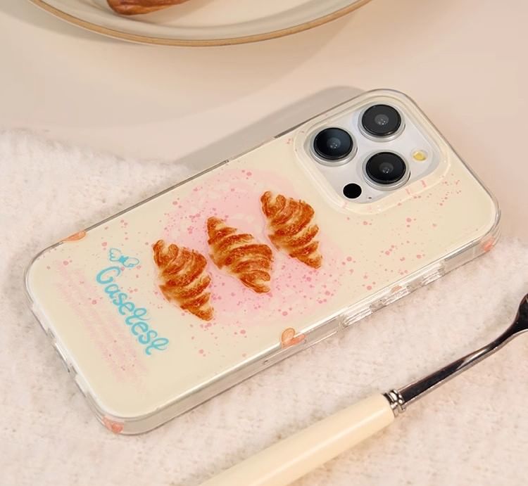 Case Print Croissant iPhone FashionChic