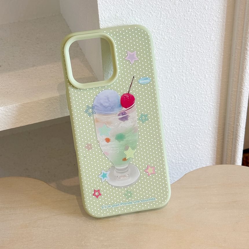 Cream Case Print Phone Ice FashionChic