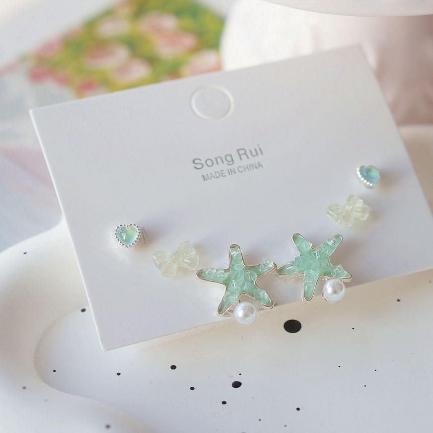 Stud Earring Set Starfish FashionChic