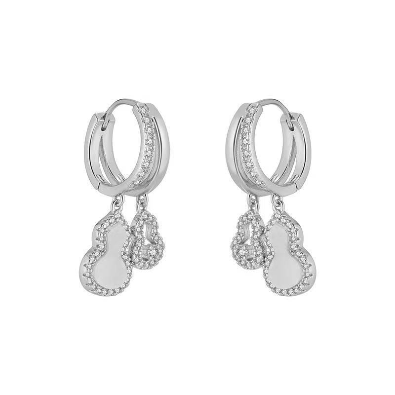 Calabash Hoop Earring CZ FashionChic