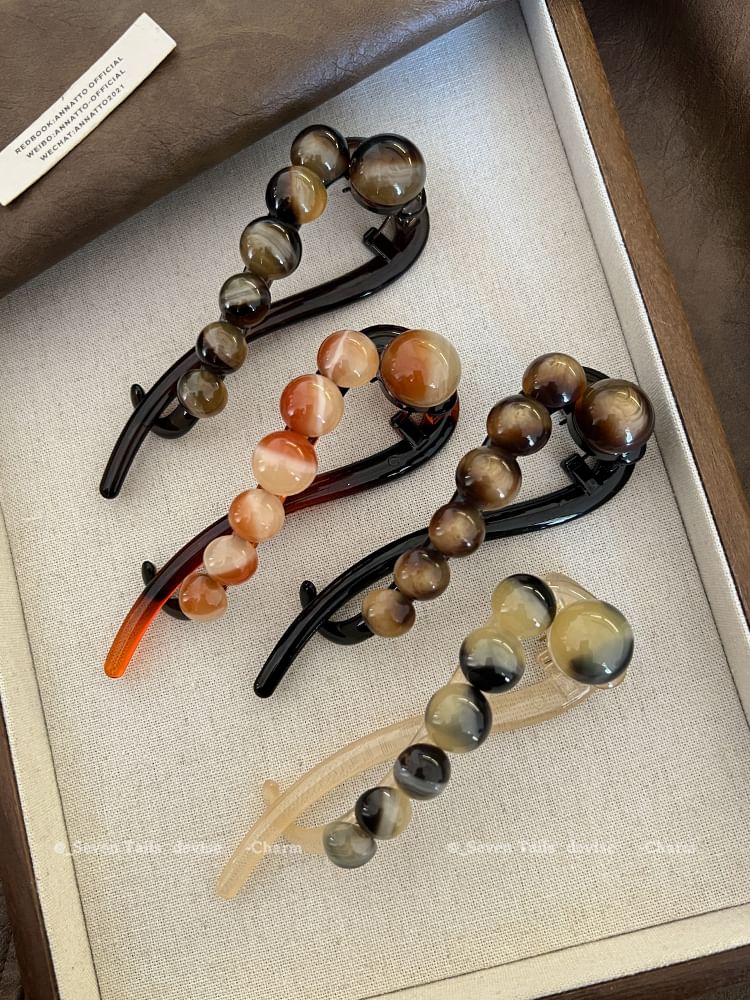 Bead Hair Acrylic Clip FashionChic