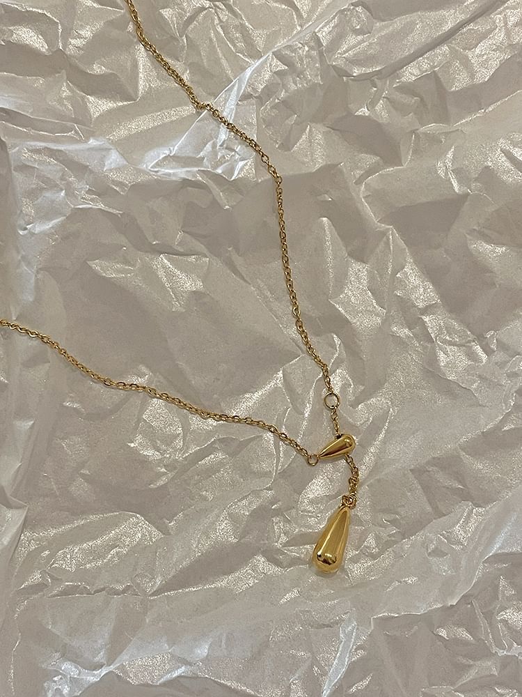 Pendant Teardrop Necklace FashionChic