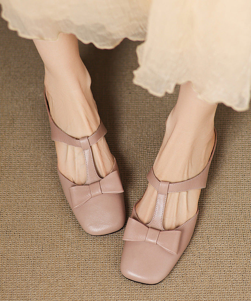 Light Sheepskin Out Sandals Hollow Slide Blue Splicing FashionChic