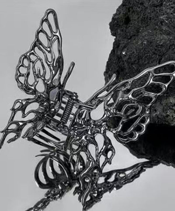 Luxury Hollow Out Metal Butterfly Hair Claw For Women Girls Geometric YI035 ABC