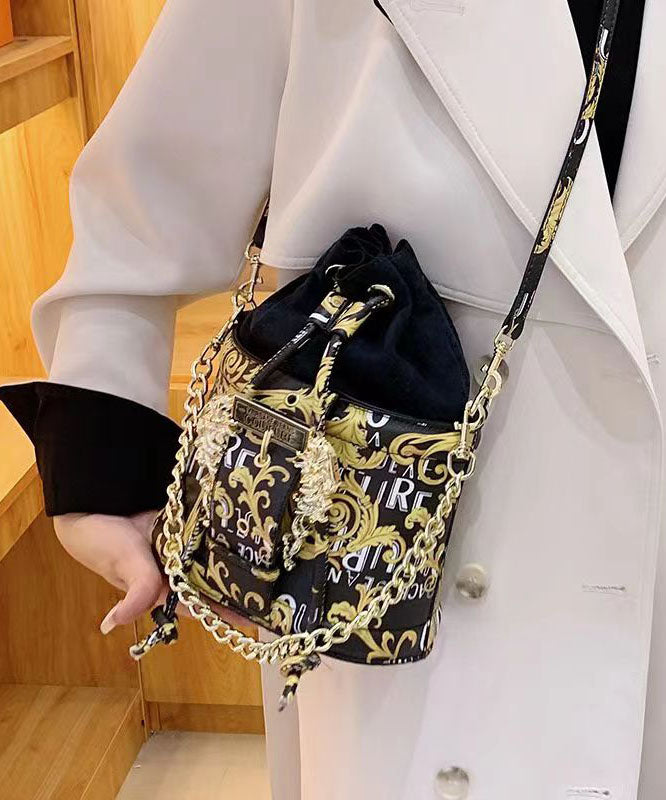 New Fashionable Black Printed Chain Crossbody Bag GG070 Bag-BGS240606