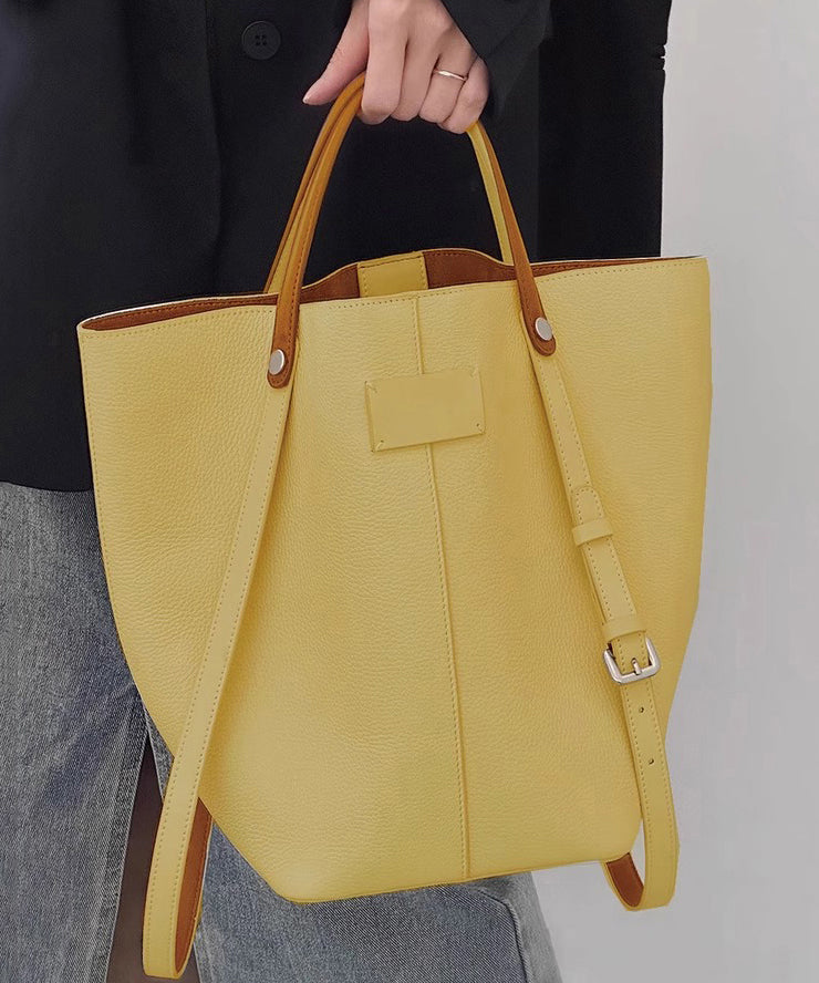Bucket Capacity Minimalist Large New Bag Beige FashionChic