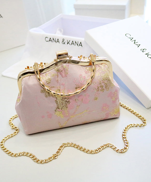 Handbag Beige Embroidered Retro Cotton New Tote Zircon FashionChic