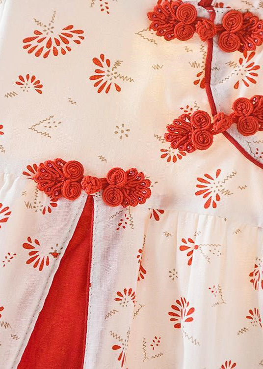 New Yellow Button Print Cotton Baby Girls Dresses Long Sleeve XZ072 FALL-MM-RCTZ-FDGM240618