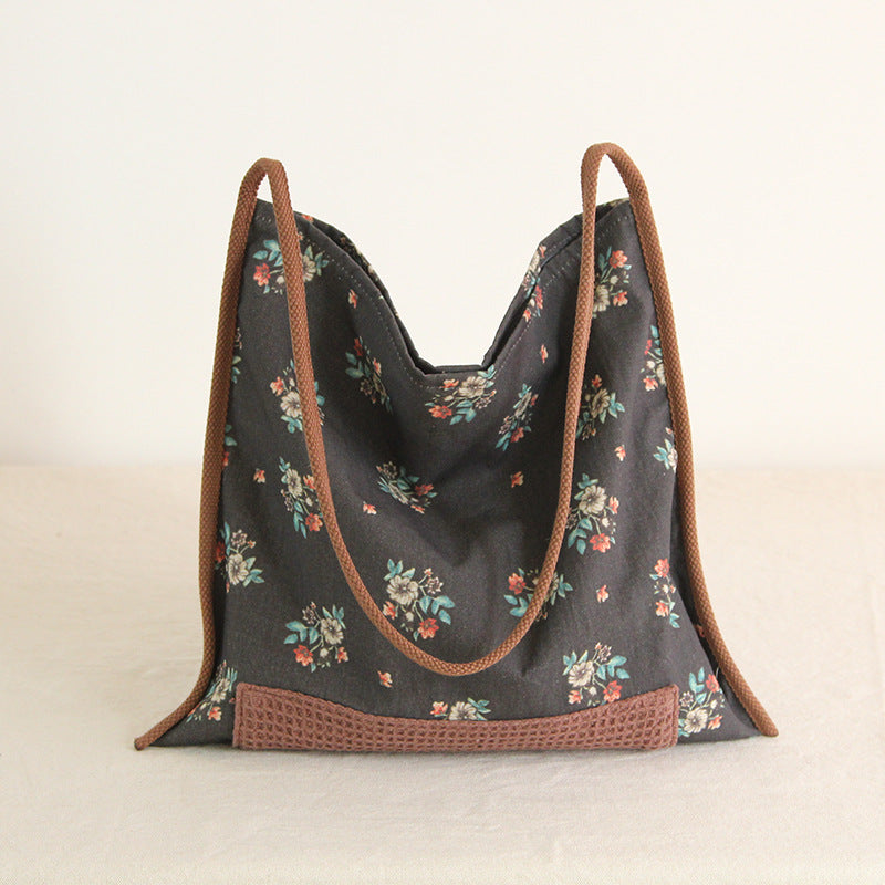 Niche Design Shoulder Canvas Bag Retro Style Bag OP1016 YYBB