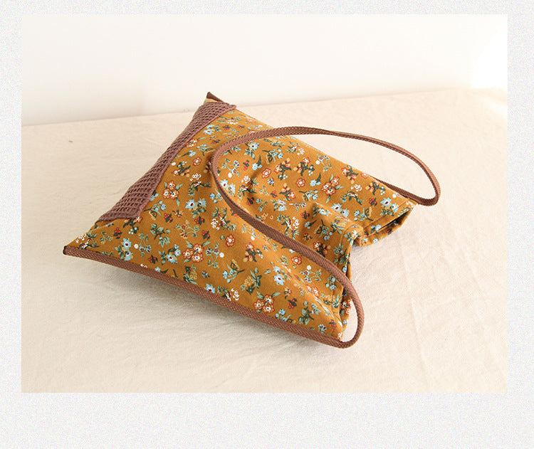 Niche Design Shoulder Canvas Bag Retro Style Bag OP1016 YYBB