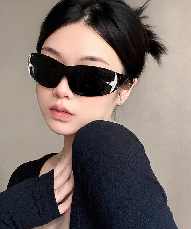 One Piece American Retro Large Frame Sunglasses XS1087 Ada Fashion
