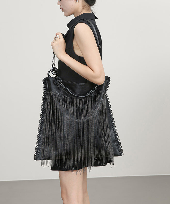 Original Metal Tassel Chain 2024 New Large Capacity Shoulder Bag WI030 Bag-BGS241105