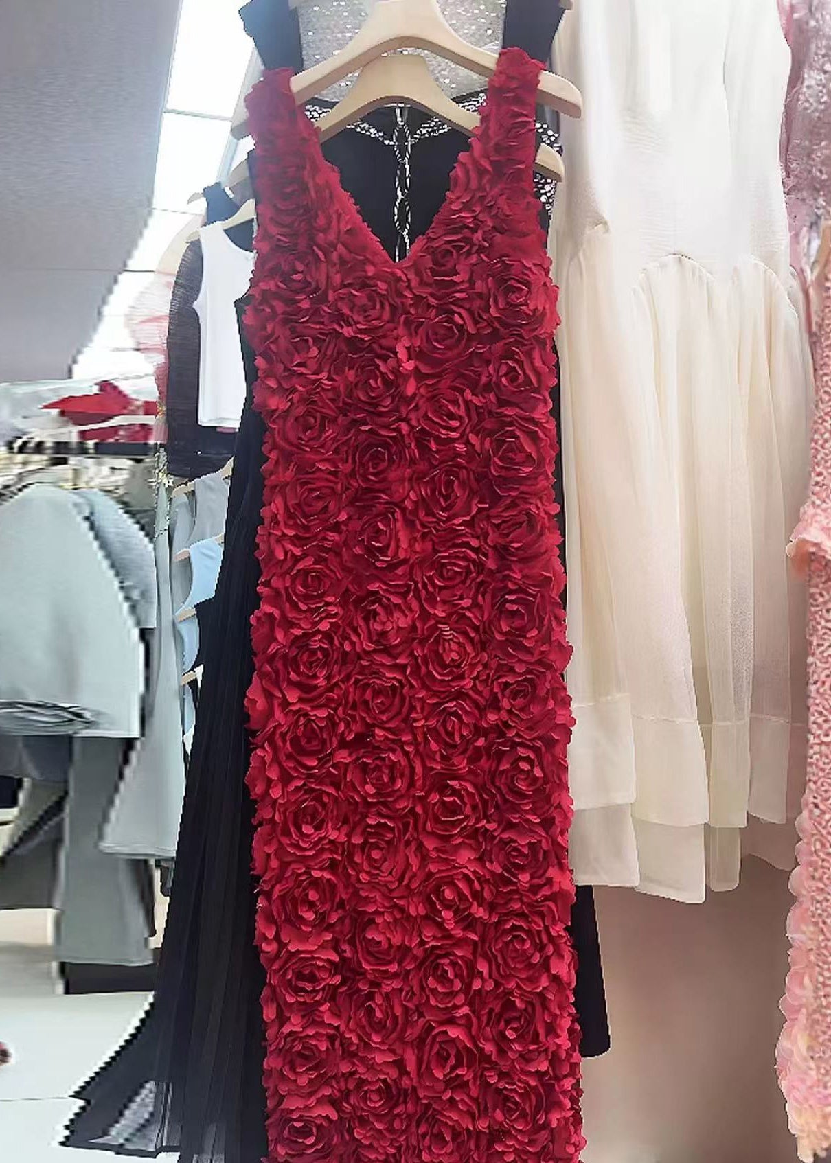 V Both Cotton Sides Pink Neck Wear Summer On Dresses FashionChic