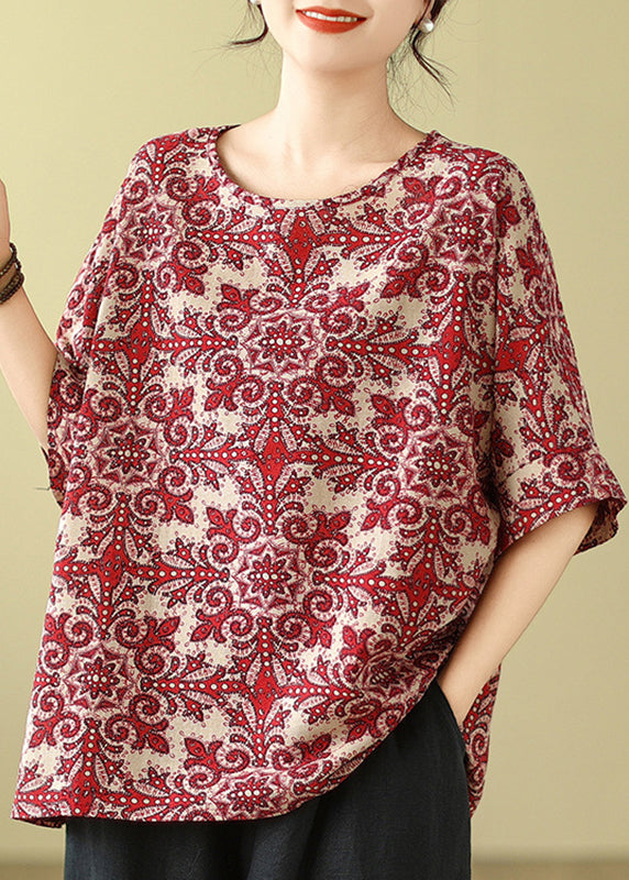 Black Summer Size Shirt T Print Plus FashionChic