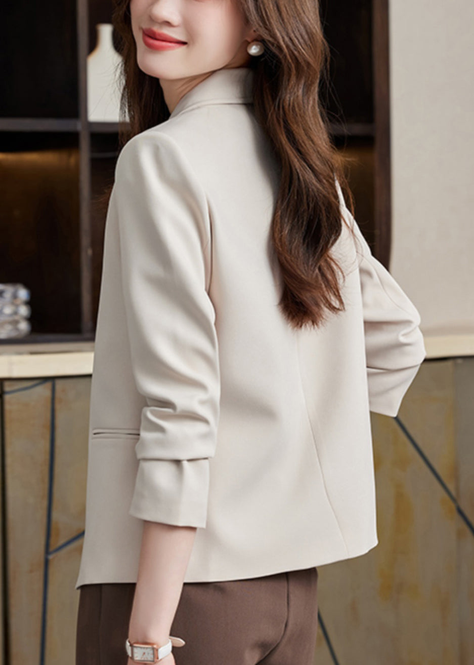Silm Fit White Metal Buttons Formal Coats Spring YJ032 ABC