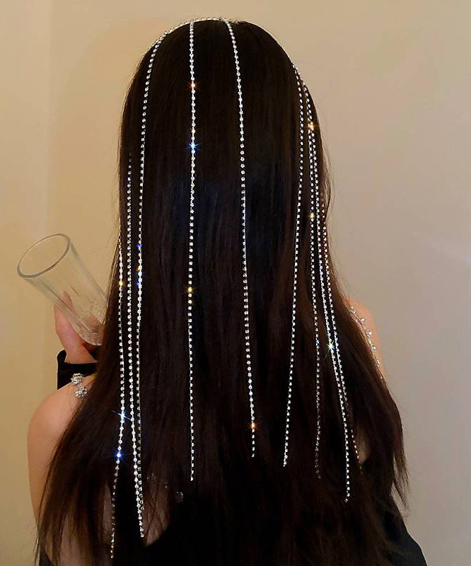 Simple Silk Copper Alloy Zircon Tassel Hairpin GH1014 Ada Fashion