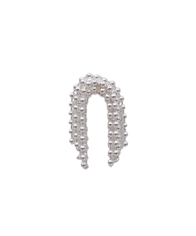 Unique Silk Metal Fireworks Tassel Hoop Earrings YX011 ABC