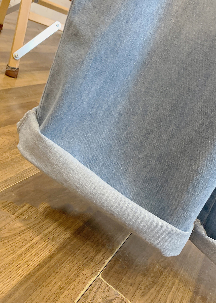 Women Patchwork Bow Denim Summer Blue Jumpsuits FashionChic