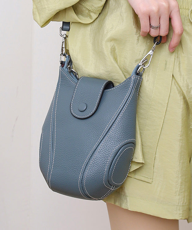 Women Brown Versatile Calf Leather Messenger Bag HJ1006 Ada Fashion