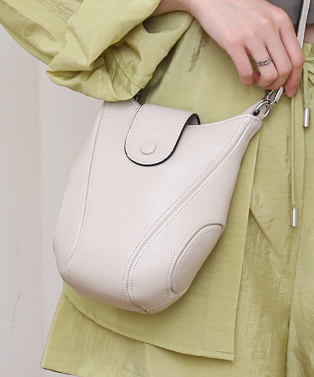 Women Brown Versatile Calf Leather Messenger Bag HJ1006 Ada Fashion