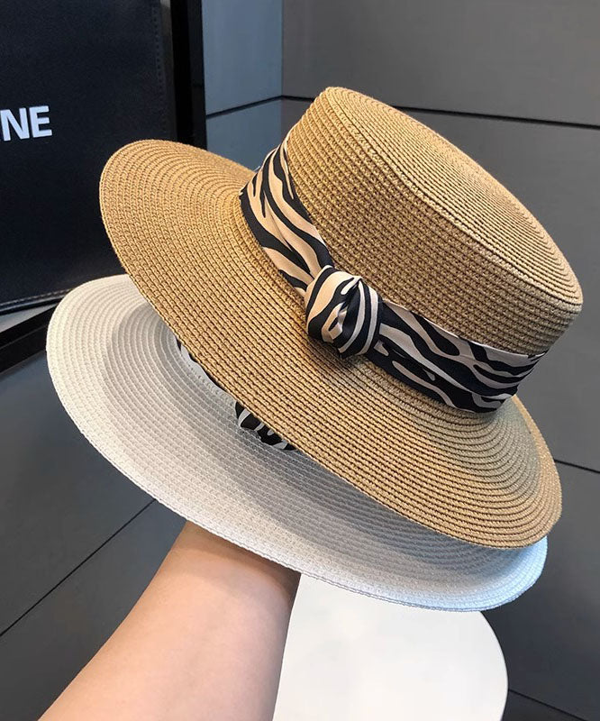 Straw Khaki Women Woven Hat Versatile Cloche FashionChic