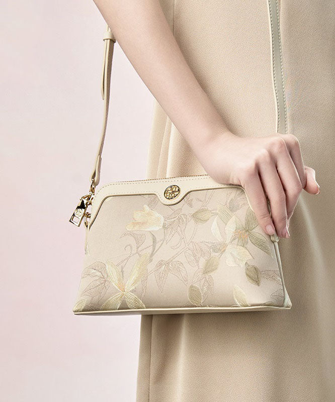 CrossBody Women Silk Print Green Bag Vintage FashionChic