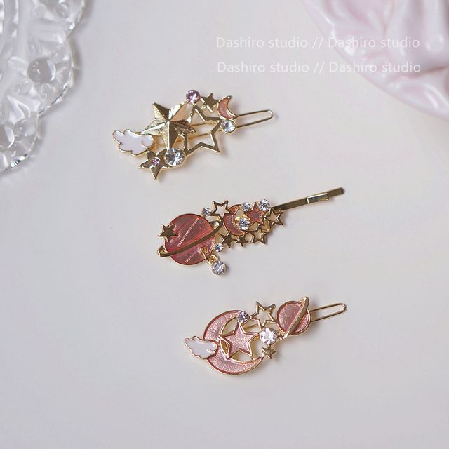 Planet Pin designs) Hair / (various Clip Set: FashionChic