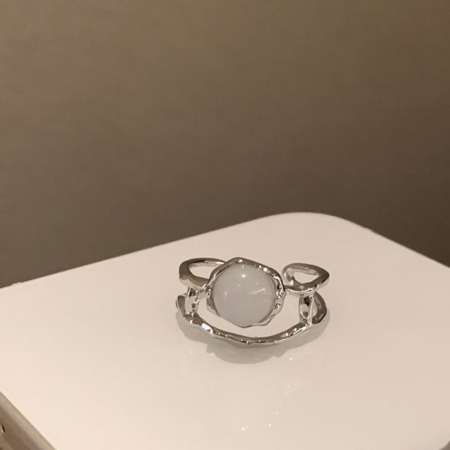 Ring Cross Faux Set Moonstone / Open FashionChic