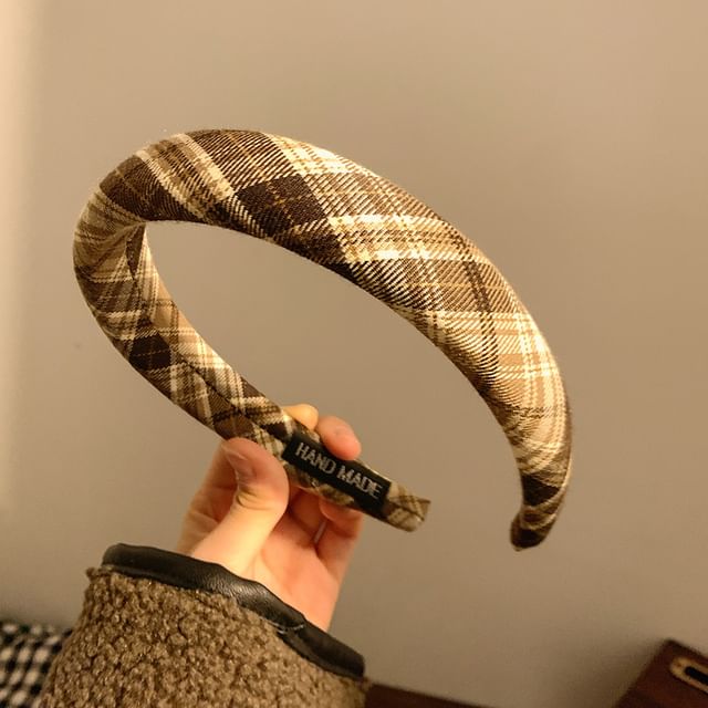 Headband Plaid FashionChic