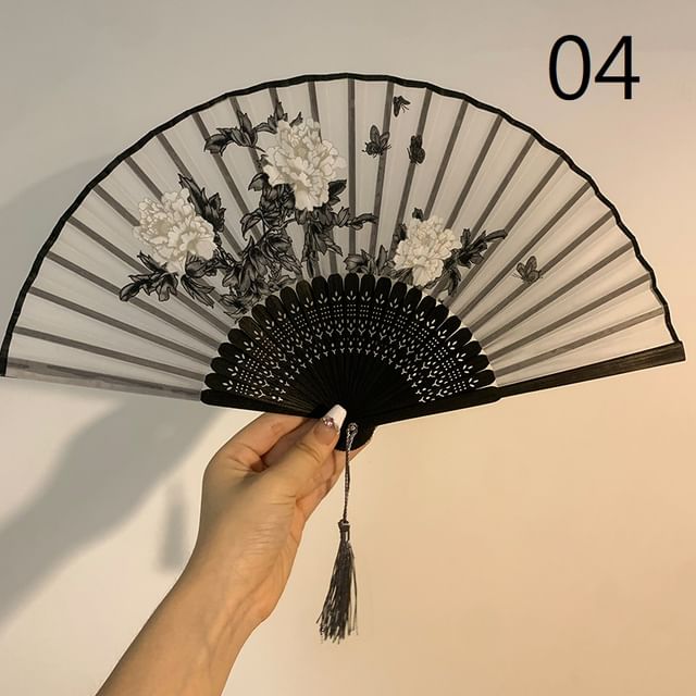 Set Hand Floral Choker / Foldable Fan Designs) (Various Lace FashionChic