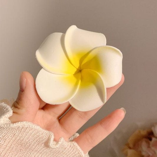 (Various Fabric Clips Clip Hair Floral Set Claw Tie / Designs) FashionChic