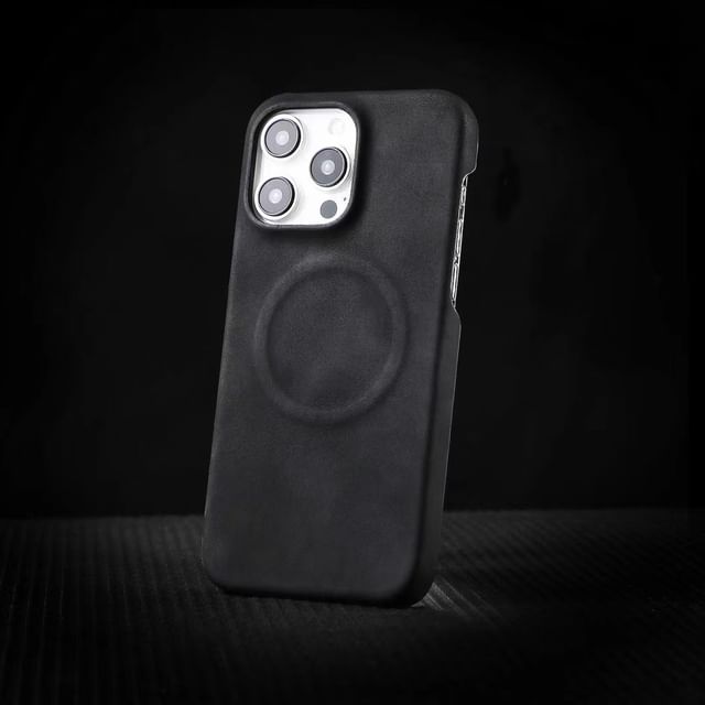 Leather Phone Faux Case MagSafe FashionChic