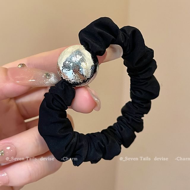 Tie Velvet Bead Hair FashionChic