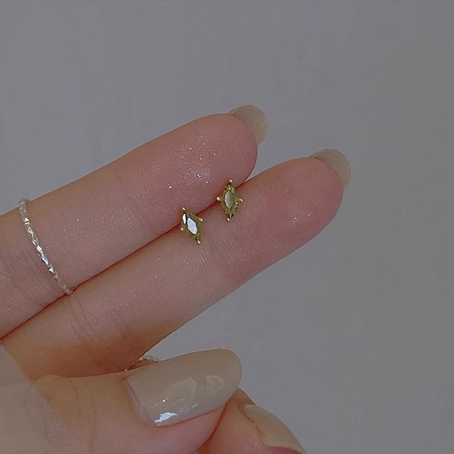 Alloy Rhinestone Earring Stud FashionChic