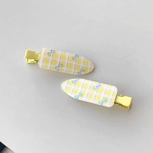 Hair of Clip Patterned 2: Acrylic Set FashionChic