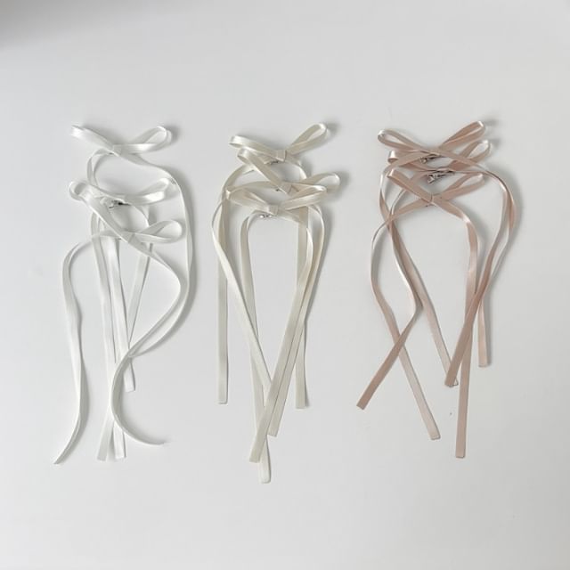 Set Hair Bow 3: Clip Plain of FashionChic