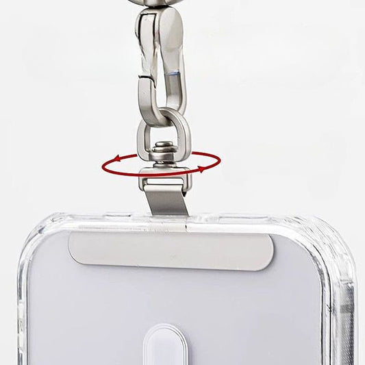 (Various Phone / Steel Stainless Rotatable Designs) Pad Lanyard FashionChic