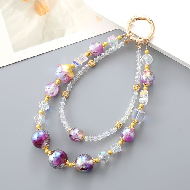 Bead (Various Star Strap Crystal Designs) Phone Layered Faux FashionChic