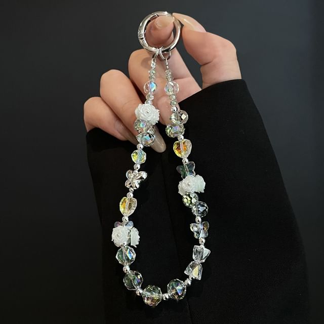 Phone Flower with Pad Lanyard FashionChic