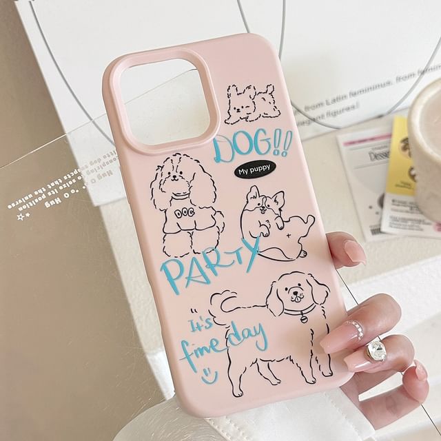 Phone Dog Print Case FashionChic