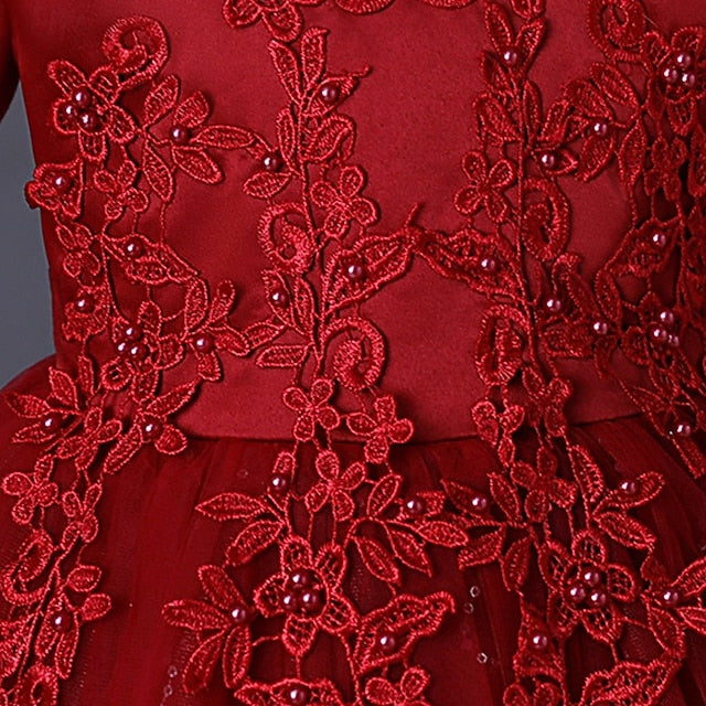 Dress Girls' Girl Princess Flower Kid's FashionChic