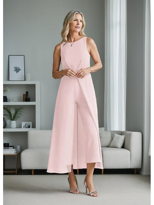 Jumpsuit the Simple Bride of Mother Wedding Guest Elegant FashionChic