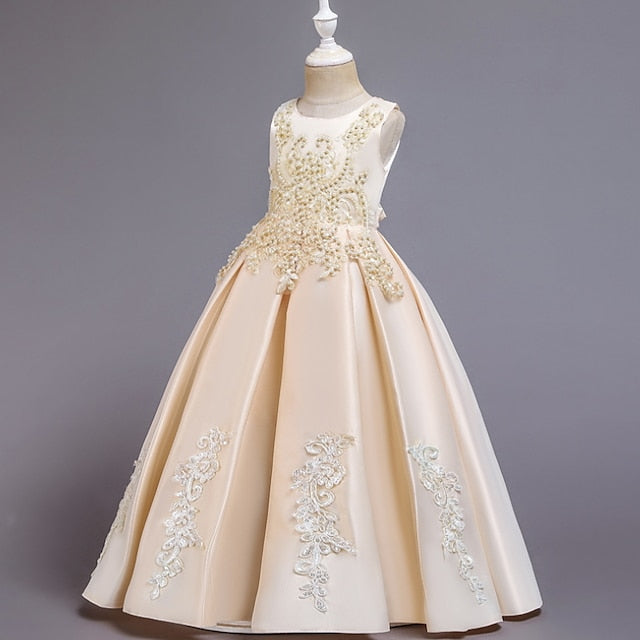 Party Girl Girls' Wedding Dress Flower FashionChic