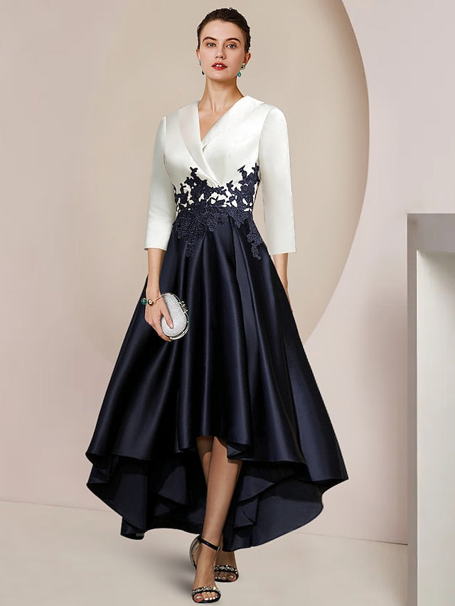Dress of Bride Tuxedo the Wedding A-Line Formal Mother FashionChic